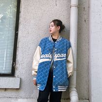 vintage Baseball uniform womens ins tide 2021 New Korean loose American jacket spring and autumn thin bf wind jacket