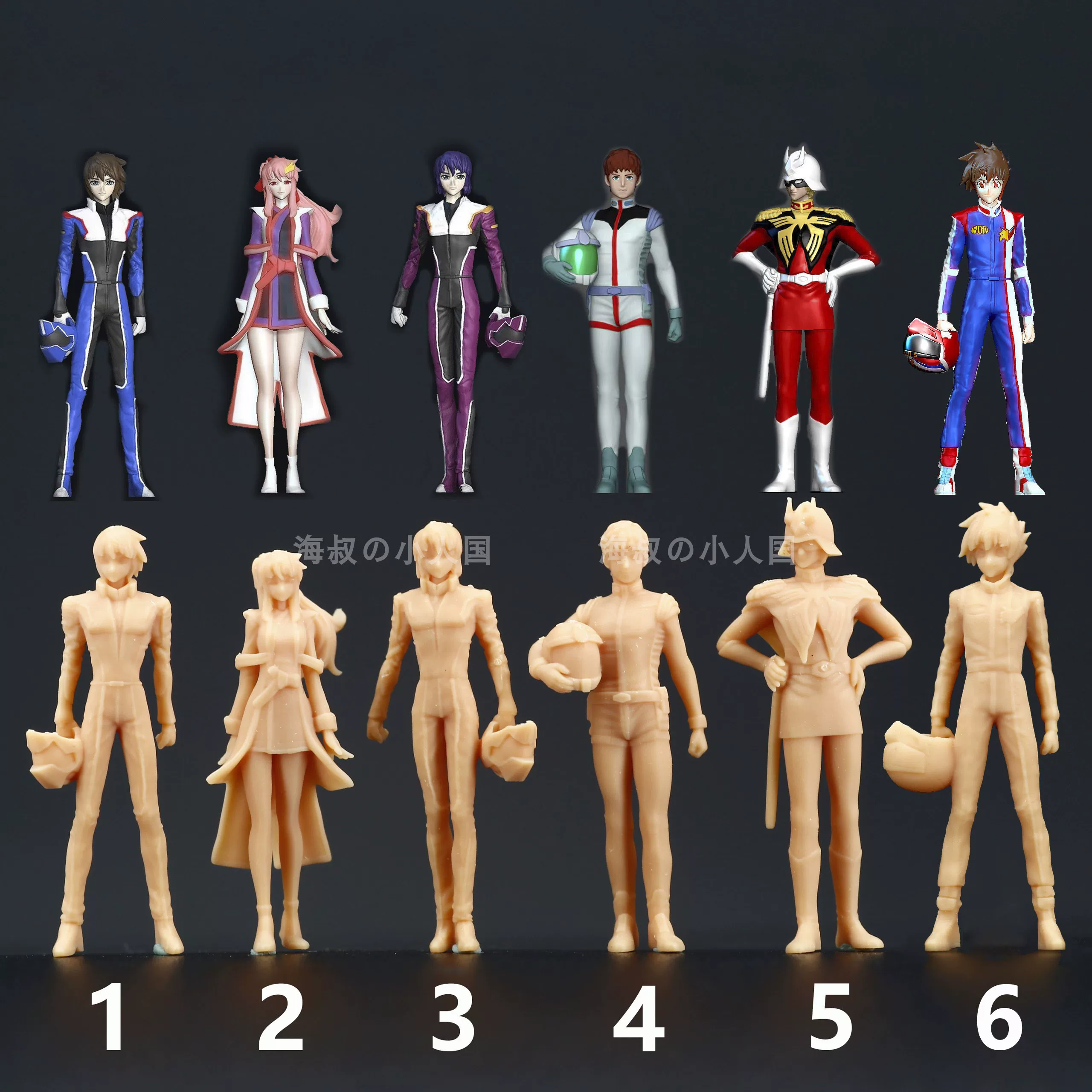 Doll, small minifigure, scale 1:64, scale 1:100, 18 years
