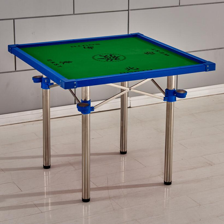 Bàn Mahjong gấp bàn mạt chược nhà bàn cờ đơn giản còng tay hướng dẫn ký túc xá bàn gấp đôi - Bàn bàn học bằng gỗ