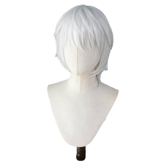 Death Note Nia Nate River silver COS wig V93