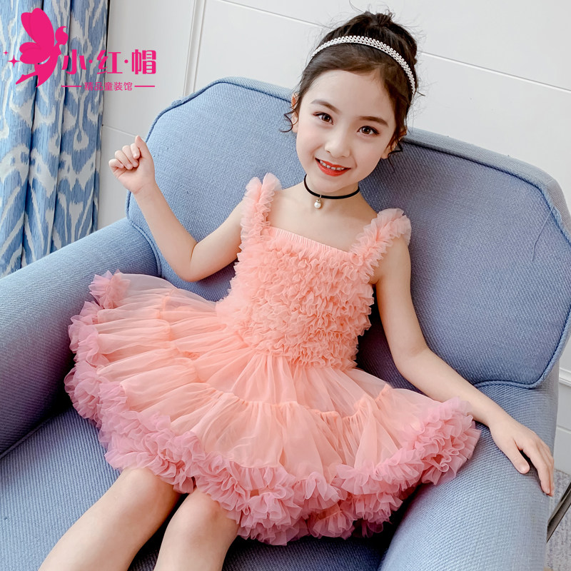 Princess skirt rabbit girl tutu dress dress mewdress cake dress baby baby's summer dress