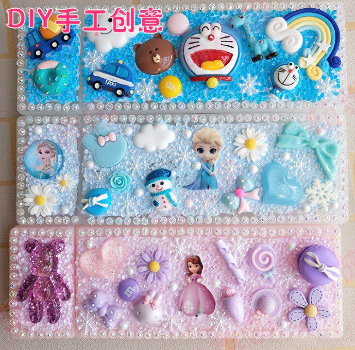 Ice Lead Pencil Case Cream Glue Pencil Case Handmade DIY Material Bag Suit Toy Festival Gift Gift