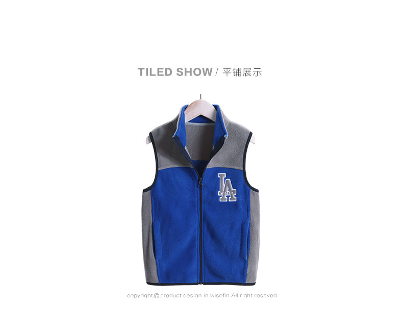 Gilet garcon WISEFIN en flanelle - Ref 2067650 Image 29