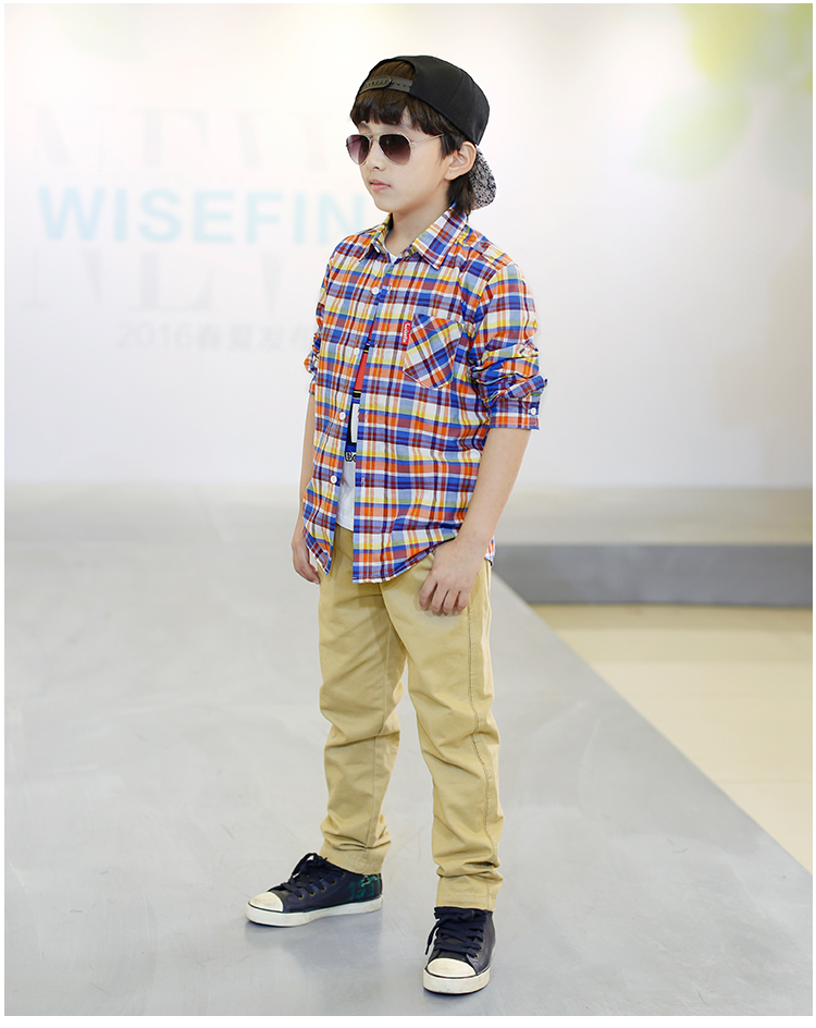 Chemise garcon WISEFIN à manche longue - Ref 2074588 Image 23
