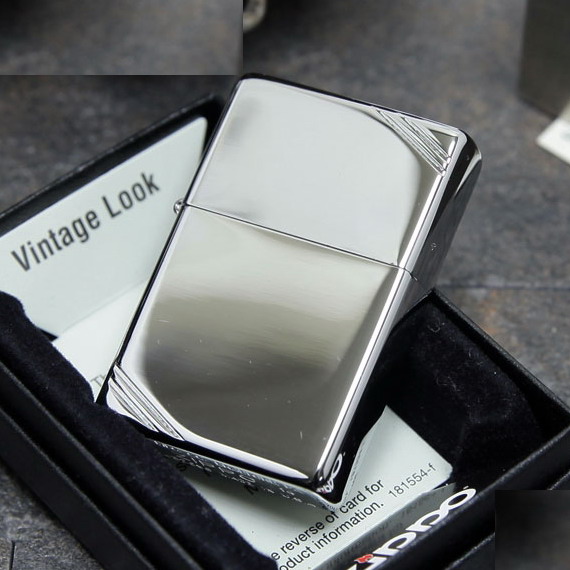 18 years old shop piglet Zippo 1937 reengrave classical cut corner mirror 260260 25