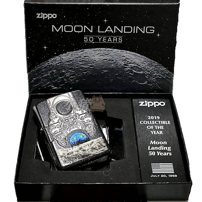 18 years old shop Little pig Zippo2019 Annual limited edition Apollo moon 50 Anniversary 29862 C19