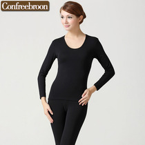 Modal autumn clothes and trousers set elastic tight bottoming womens thin thermal underwear large size thread clothes