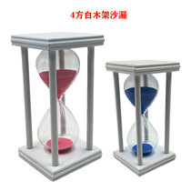 4 Squared Wooden Hourglass Creative Living Room Decoration Pendulum restaurant 15 15 30 45 50 60 min 60 min