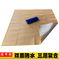 Pique-nique Mat 1 Pique-nique extérieur Pique-nique Ins Vent Color Film Anti-Tide Cousseur portable pliable Lawn Beach Tent Mat