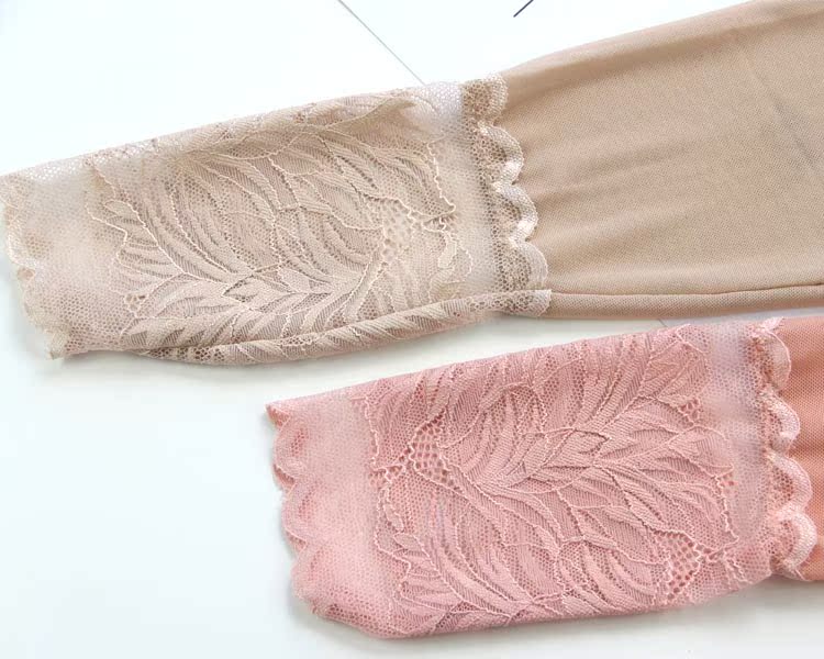 Mùa thu và mùa đông nắng nóng định hình ấm corset Ren cổ chữ V gợi cảm tay áo corset của phụ nữ liền mạch áo giữ nhiệt 6181 quan lot nu