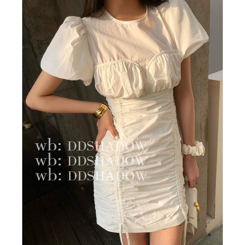 Đầm xòe nữ màu trắng mới của Ddshadow - váy đầm