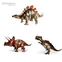 Air-filled stand assembly simulation Tyrannosaurus dinosaur aluminum foil balloon party decoration male treasure birthday gift