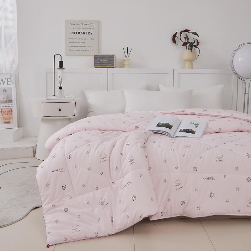 Yingshi Home Textiles Cotton Four Seasons Quilt Single/Double Pure Cotton Filling Spring and Autumn Quilt Core Breathable Cotton Quilt