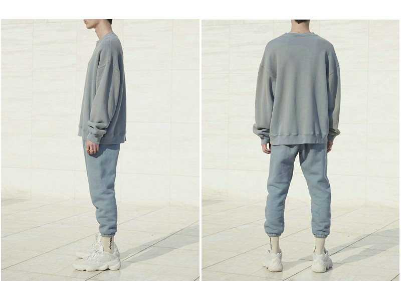 Текстура взрыв YEEZY SEASON 6 KANYE высокая улица земля цвет фонд мойка сделать старый брюки брюки 