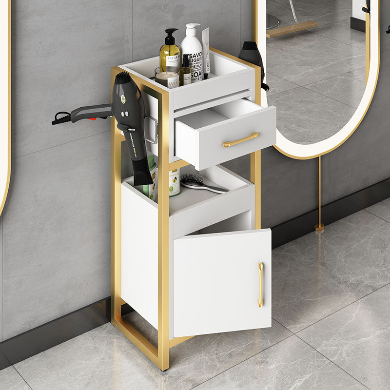 Hair cabinet tool cart Removable hair salon Hair salon Beauty salon trolley shelf Small cabinet tool table
