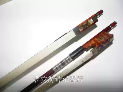 Clearance sale Bow Violin bow rod Round bow Octagonal bow Ebony color shell tail library Pure horsetail carbon fiber bow