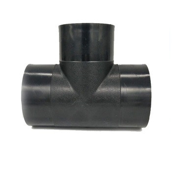 New material pe docking accessories pe tee 90 degree pe elbow pe pipe fittings water pipe socket direct accessories
