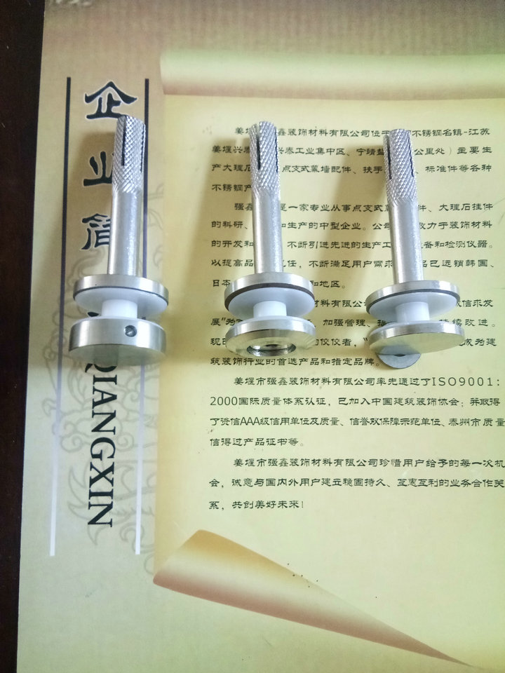 Glass Stairway Armrest Railings 304 Stainless Steel Exterior fitted piece Rimplosion Forced Expansion Glass Buckle 12mm-Taobao