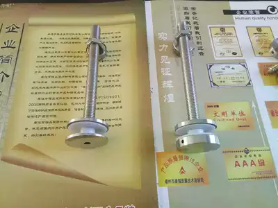 Side-mounted glass stair handrail accessories 304 stainless steel lengthy screw advertising nail glass Chuck 12mm