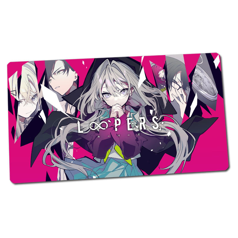 LOOPERS 时廻者key社游戏周边超大锁边鼠标垫桌垫键盘垫可定制：为爱
