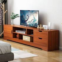 TV cabinet home simple small apartment TV cabinet combination living room simple floor cabinet Nordic imitation solid wood locker