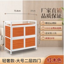 No rust no moldy kitchen household cupboard cabinet storage cabinet multi-function simple stove storage rack