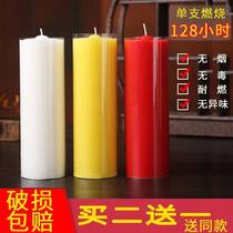 Extra-large candles household lighting power outages emergency blessings white and yellow candles smokeless greenhouses warming