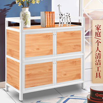 Cupboard household cupboard kitchen side cabinet with bowl thickened small kitchen cabinet simple economical multifunctional storage cabinet