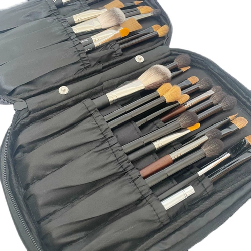 Вместительная и большая съемная сумка для кистей для макияжа, сетчатая сумка, косметичка, портативная система хранения