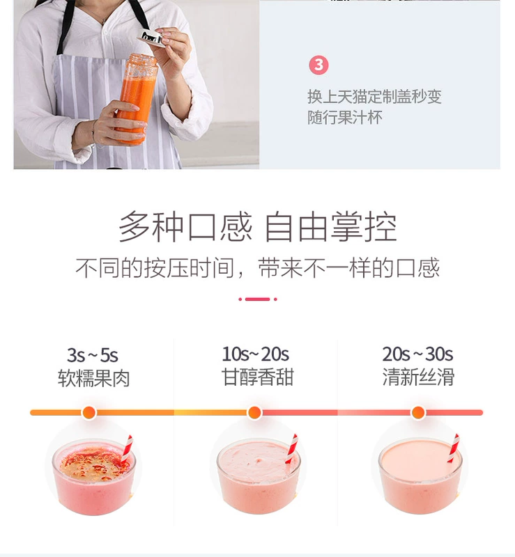 Máy ép trái cây Jiuyang mini nhỏ cầm tay điện nhỏ máy ép trái cây và rau quả tự động đa chức năng C82 máy xay ép đa năng panasonic