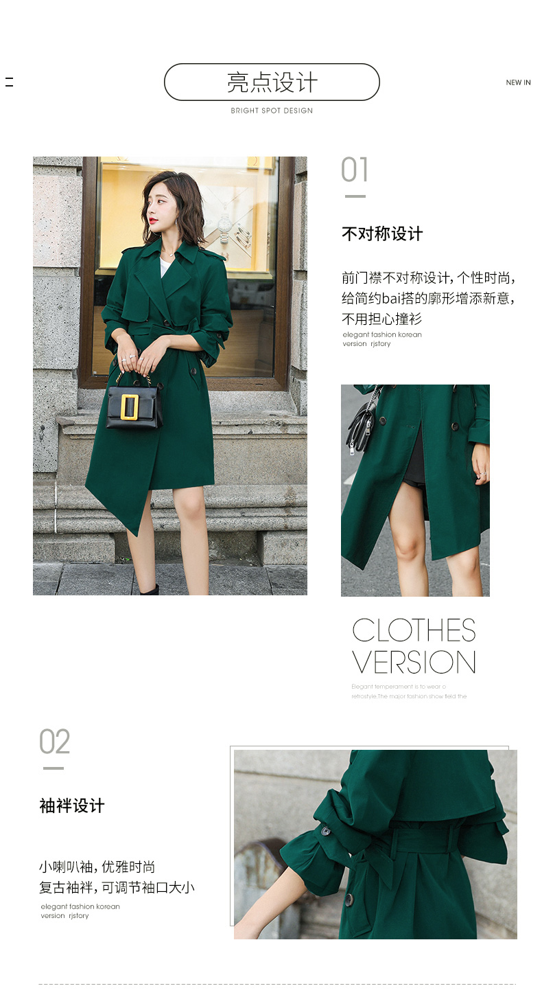 Trench pour femme R JSTORY   en Polyester - Ref 3225897 Image 9