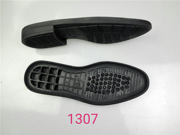 1307 Men's Rubber Straight Heel Wide Round Toe High Side Soft Sole Can Be Sewn Customized Leather Shoes Repair Sole Material - Taobao