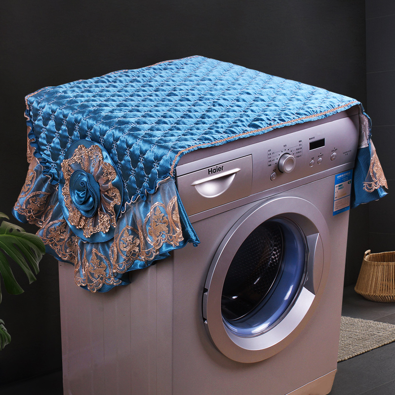 Washing Machine cover towel drum washing machine dust cover European quilting thick non-slip sunscreen cover cloth Haier Siemens