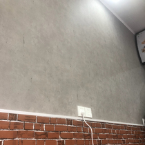 Gray imitation cement wall plain color wallpaper industrial style simple bar Internet cafe restaurant clothing store womens clothing store wallpaper