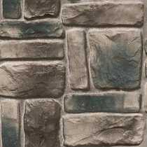 Retro Chinese antique brick veins ancient walls stone stonewall paper dense room escape background wall themed house wallpaper