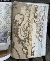 Solid Eurostyle Fields Garden Damascus Wallpaper Waterproof Golden Retro Bedroom Hotel Guesthouse KTV Engineering Wallpaper