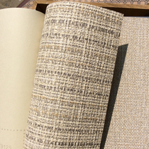 Neoclassical wide roll wallpaper high-end engineering plain color embossed cloth wallpaper shop hotel solid color wallpaper