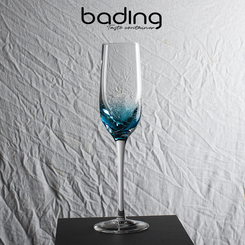 Nordic ice - flower girl Xingxin glass cold drink wine fruit juice breakfast glass red wine champagne high foot glass