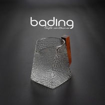 Creative side glass Road Cup transparent thick tea sea accessories heat-resistant male Cup creative kung fu tea cup tea cup