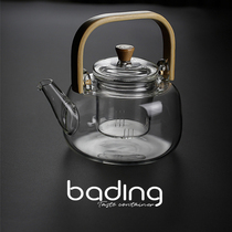 Customized glass lifting beam pot cooking teapot tea breiler filter tea kettle high temperature heat-resistant large kung fu tea set