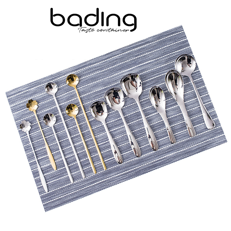 304 stainless steel size soup more Western meal main meal Spoon Soup Spoon Stir Bar more coffee spoons Snack Spoon Sweet tone