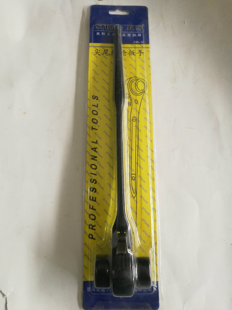 Taiwan double special tip tail ratchet wrench 17-19 19-22 22-24 22-24