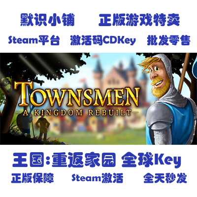 Steam Official Version Townsmen a Kingdom Rebuilt Global Cd Key