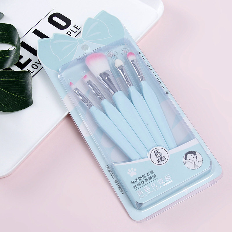 Marianne Eyeshadow Brush Set Portable One Soft Bristle Eye Brush Ultra Soft Full Makeup Brush Three Pack Lips