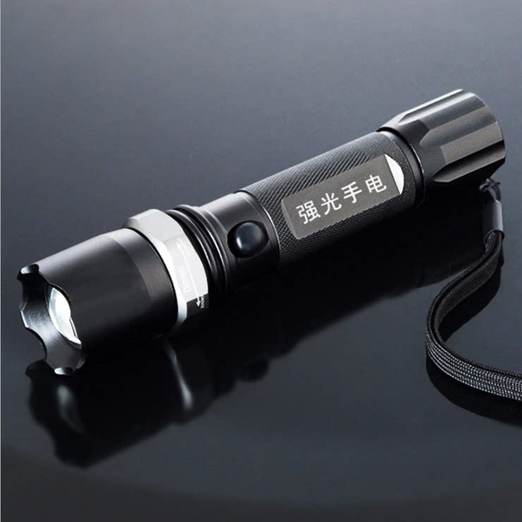 Strong light flashlight rechargeable ultra-bright long-range 1000 xenon household w multi-function portable small light zoom LED