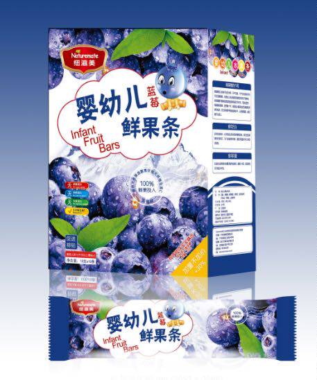 Nuzimei Boxed Fruit Bars Children's Snacks Various Fruit Flavors Baby Healthy Snacks (2 Boxes)