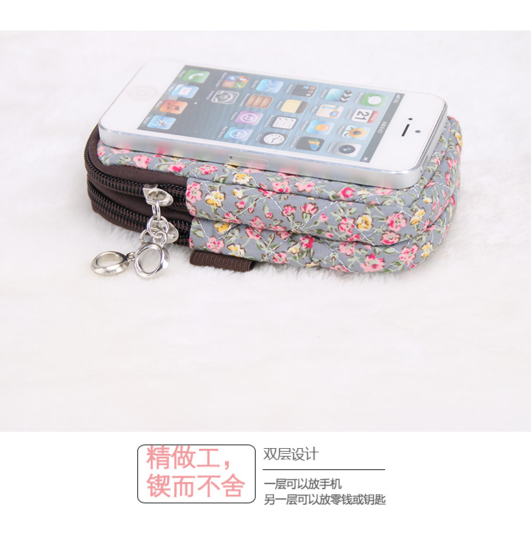 Túi xách mini nữ dọc hai lớp ví điện thoại di động vivoX9 / oppoR11 treo cổ túi điện thoại di động túi xách nữ hàn quốc