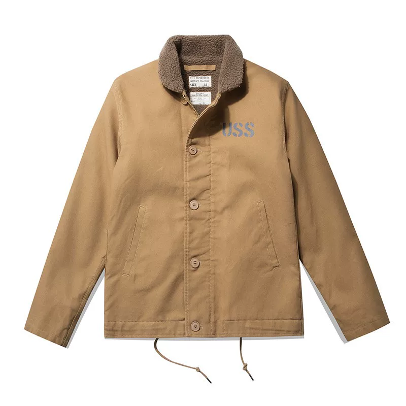 Retro warm velvet down jacket, American style