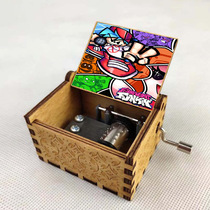 Anime Black Friday Night Cartoon Music Box Creative Birthday Gift Wooden Music Box Customization