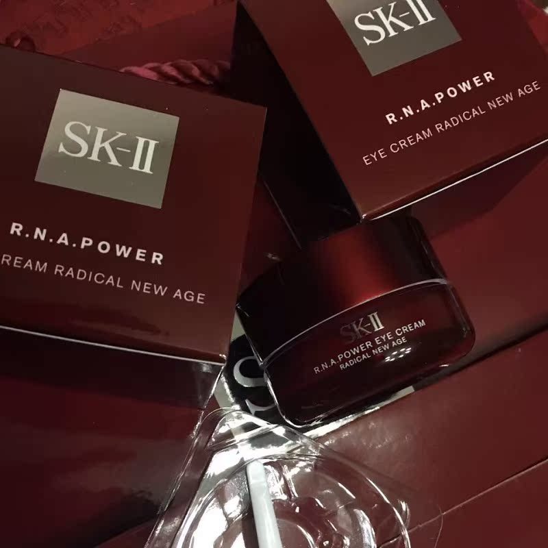 专柜 SK-II/SKII/SK2微肌因修护焕采眼霜15g抗皱紧致去黑眼圈